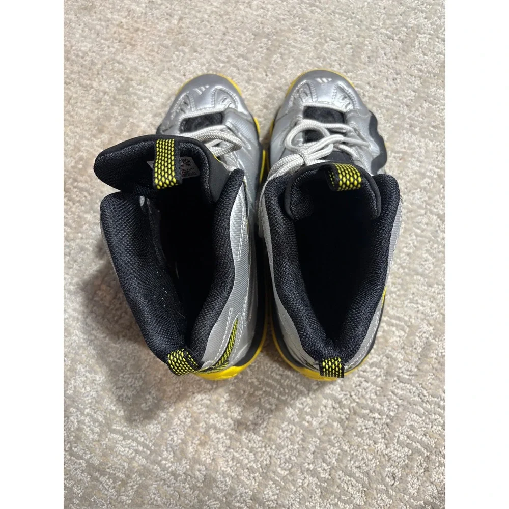 Adidas Equipment KB8 II Mens Basketball Shoes Silver Yellow‎ SZ 6
